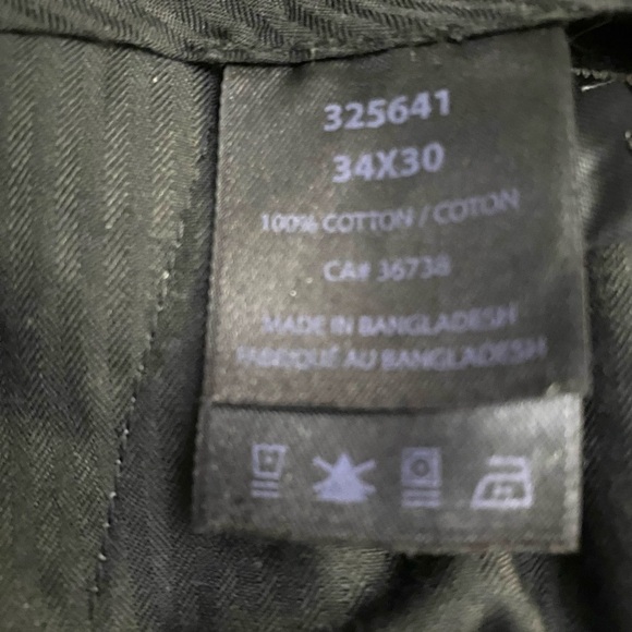 Kenneth Cole Reaction Chinos Men's Size 34/30, Gray, Straight Leg Pants - Picture 3 of 7